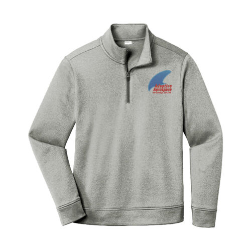Adult Unisex SportWick Heather Fleece 1/4 Zip Thumbnail