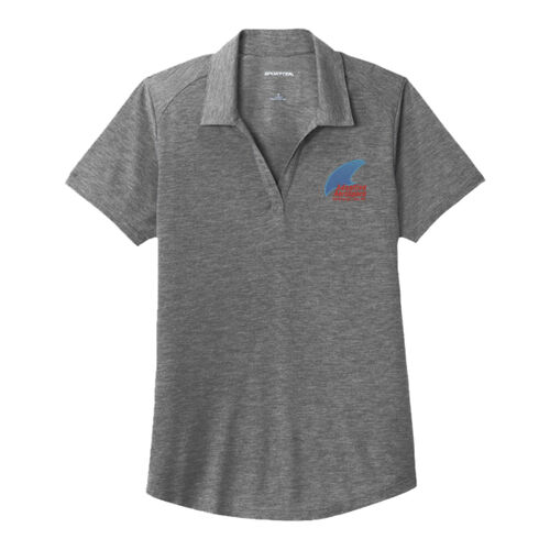 Ladies PosiCharge Tri Blend Wicking Polo Thumbnail